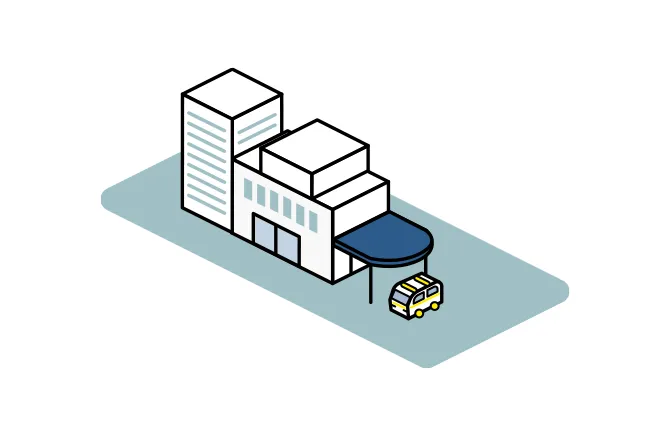 各施設への訪問看護に対応